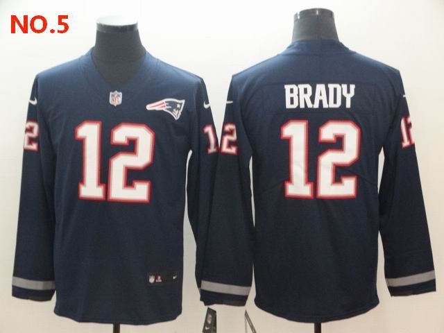 Men's New England Patriots #12 Tom Bradyn Jersey NO.5;